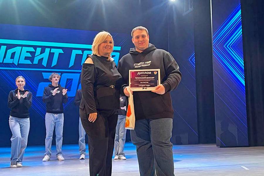 Представитель ВГТУ победил на областном этапе республиканского конкурса «Студент года»