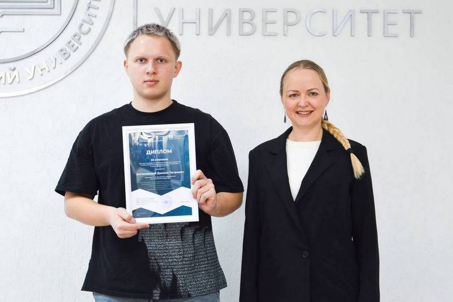 Студент ВГТУ — в числе лучших молодых ученых Санкт-Петербургского конкурса имени профессора В.Н. Вениаминова 